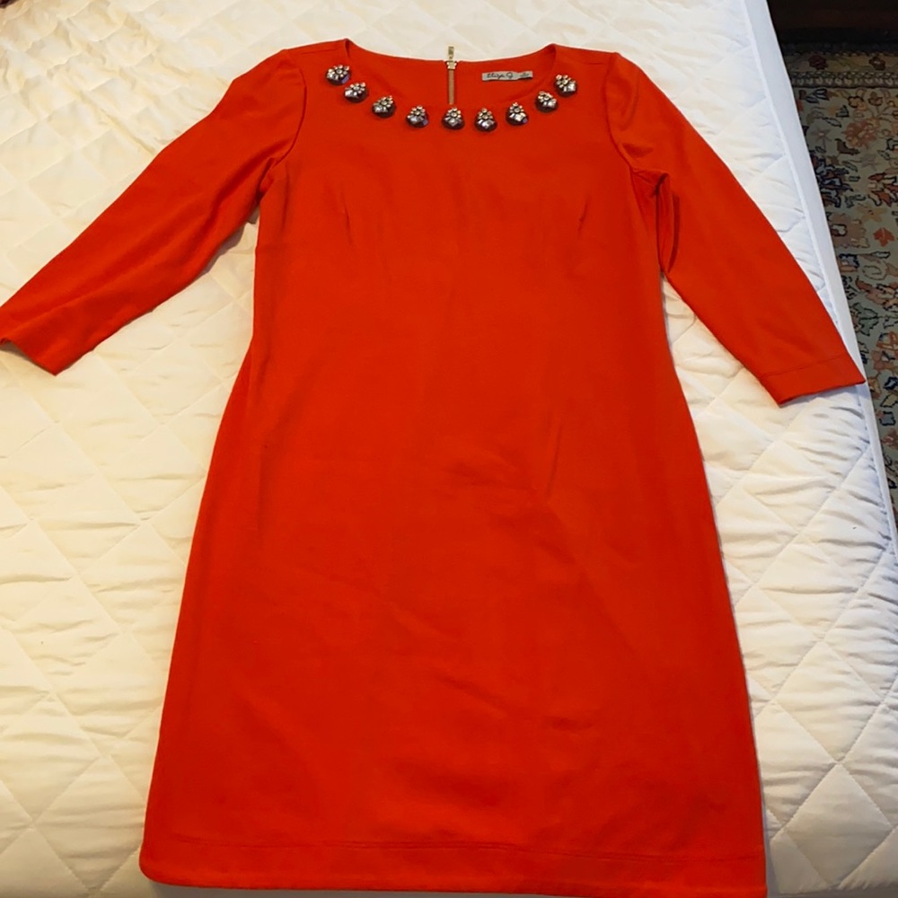 Dazzling Orange Cocktail dress!